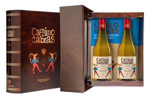 CAMINO DE CABRAS Estuche regalo2 - vino blanco - Albariño Rias Baixas