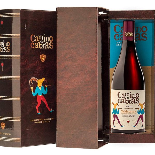 CAMINO DE CABRAS Estuche regalo - vino tinto crianza - Mencia