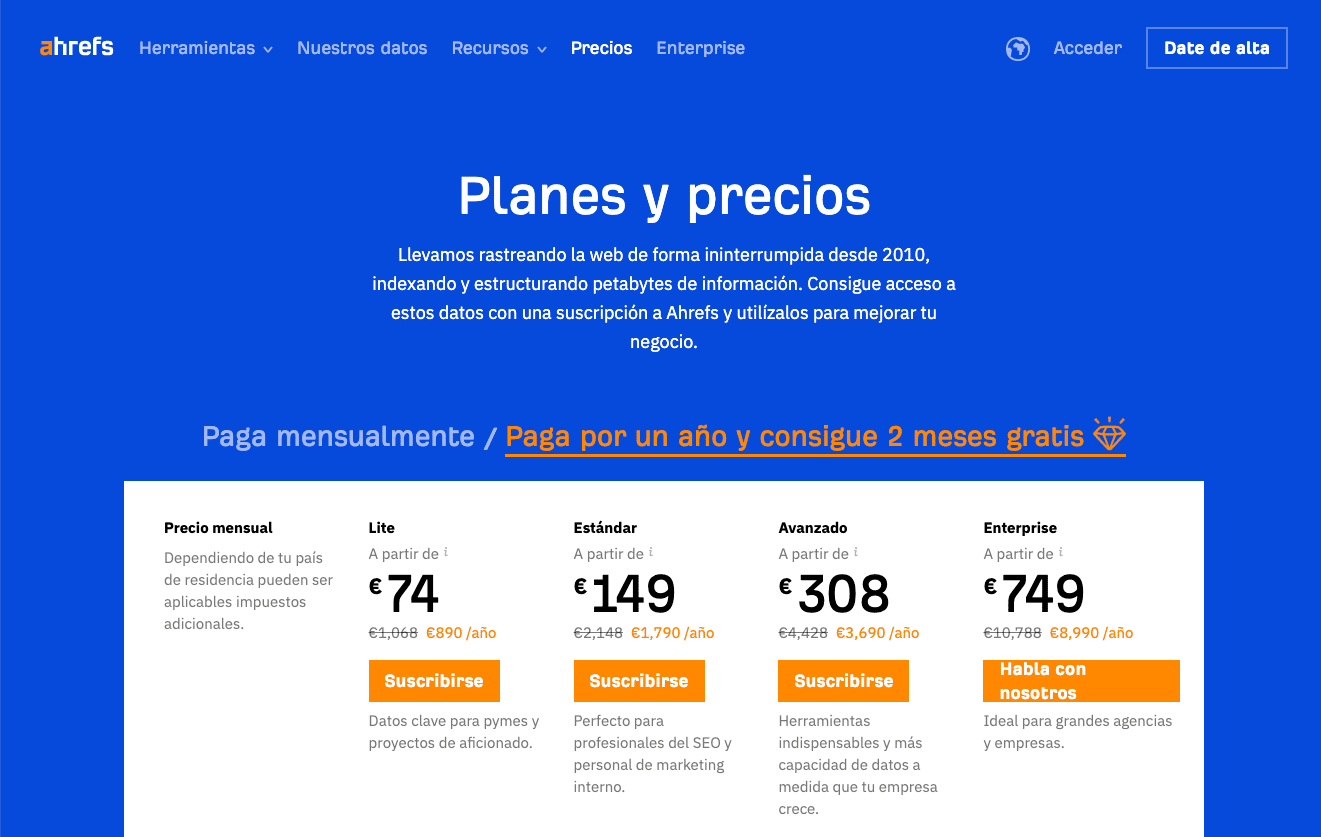 Ahrefs Precio - Fernando León